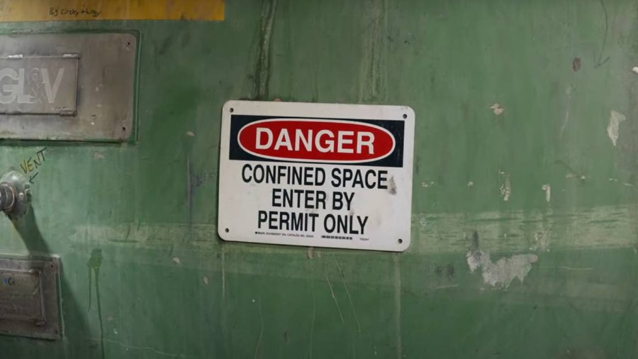 Danger signage