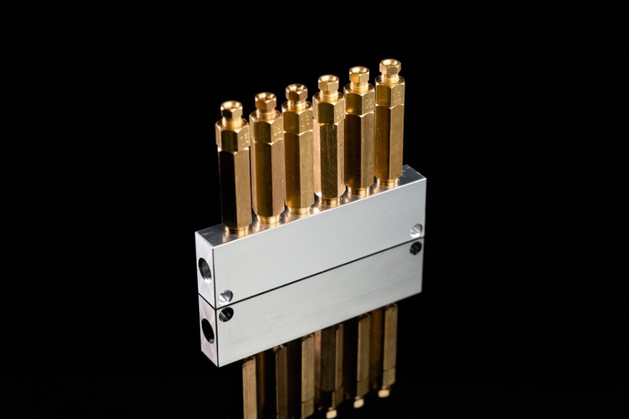 Central lubrication pdi manifold assembled