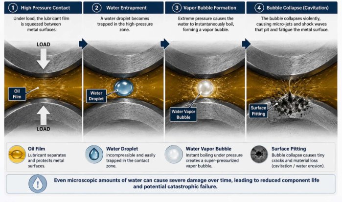 water in oil diagram